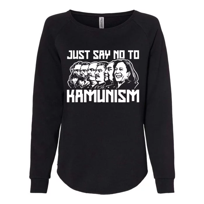 Just Say No To Kamunism Womens California Wash Sweatshirt