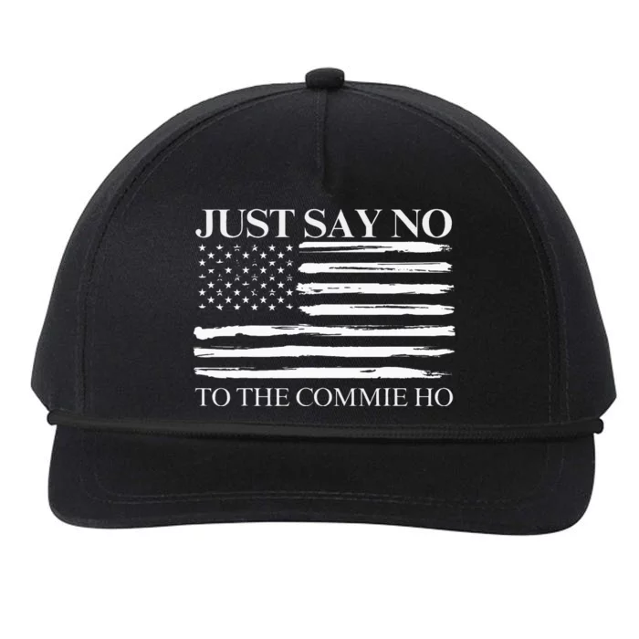 Just Say No Snapback Five-Panel Rope Hat