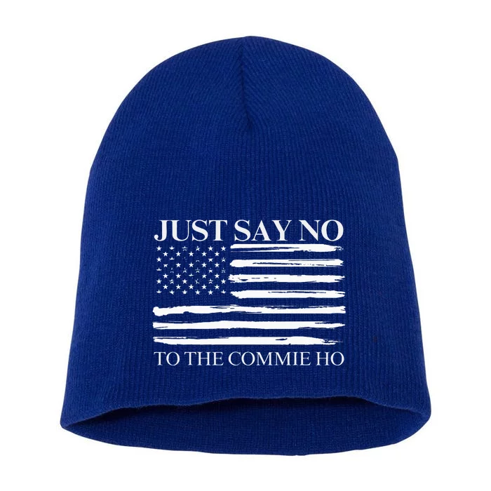 Just Say No Short Acrylic Beanie