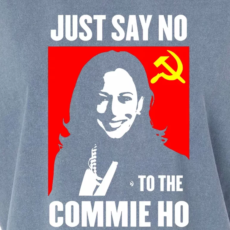 Just Say No To The Commie Ho Kamala Harris Garment-Dyed Women's Muscle Tee