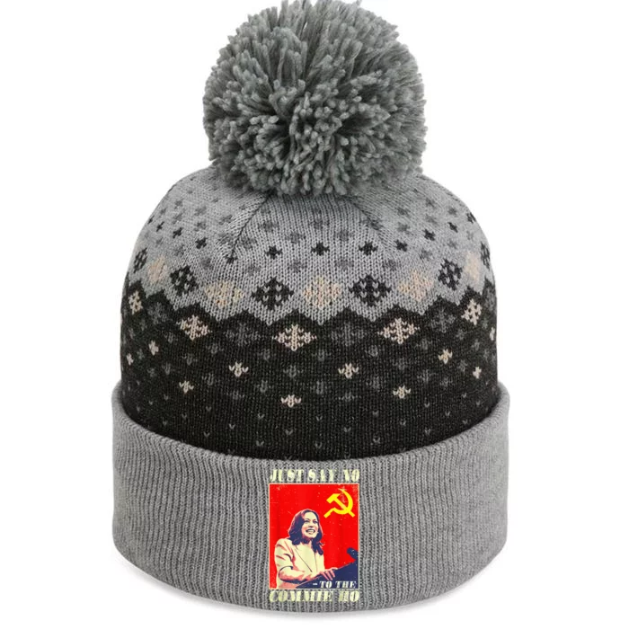 Just Say No To The Commie Ho The Baniff Cuffed Pom Beanie