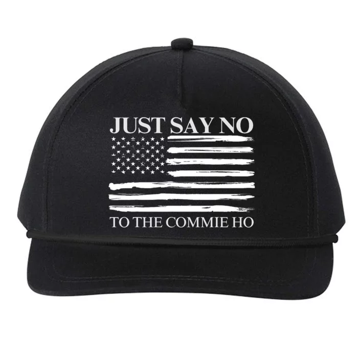 Just Say No Snapback Five-Panel Rope Hat