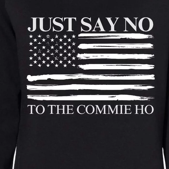 Just Say No Womens California Wash Sweatshirt