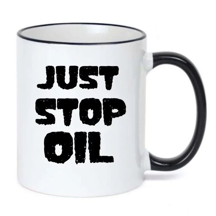 Just Stop Oil Black Color Changing Mug