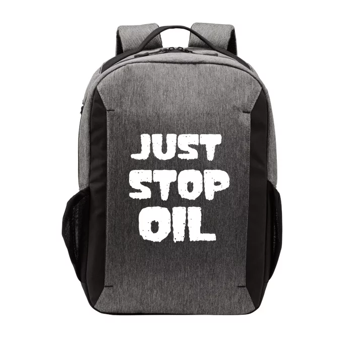 Just Stop Oil Vector Backpack