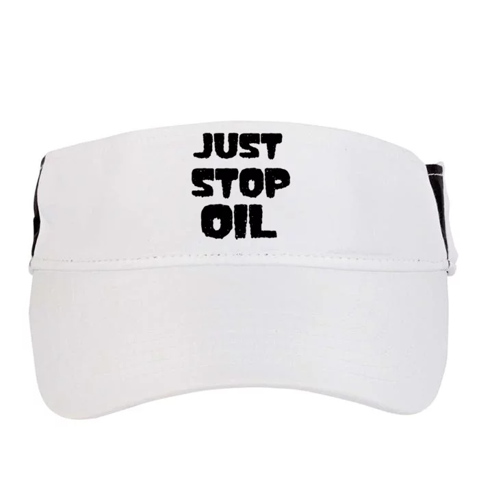 Just Stop Oil Adult Drive Performance Visor