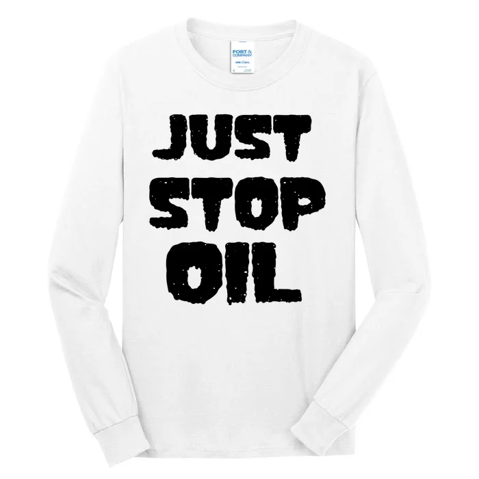 Just Stop Oil Tall Long Sleeve T-Shirt