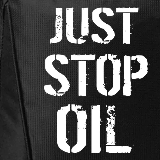 Just Stop Oil Climate Crisis City Backpack