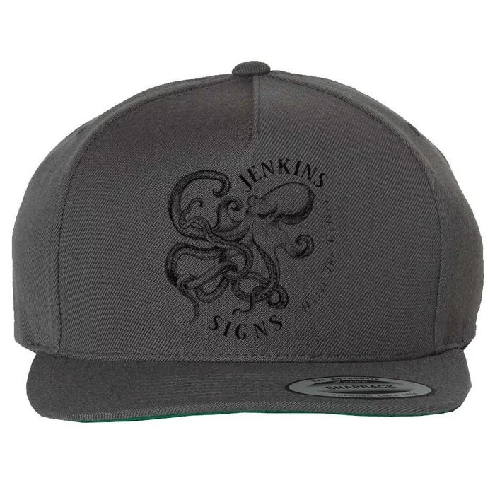 Jenkins Signs Octopus Premium Wool Snapback Cap