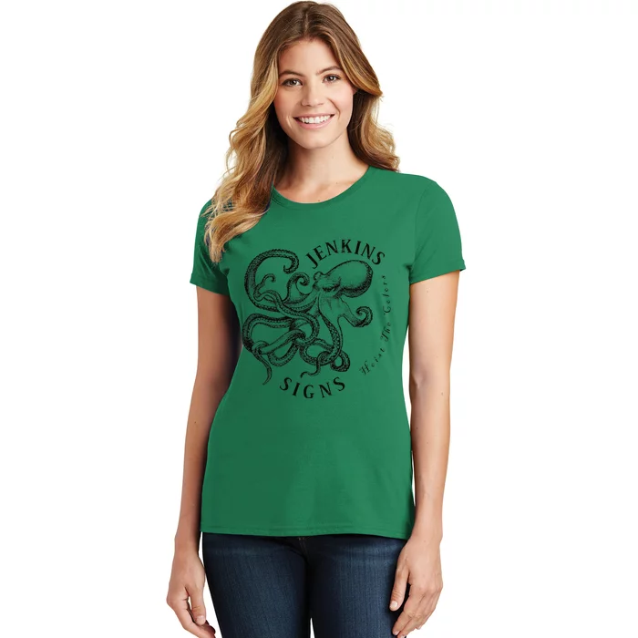 Jenkins Signs Octopus Premium Women's T-Shirt