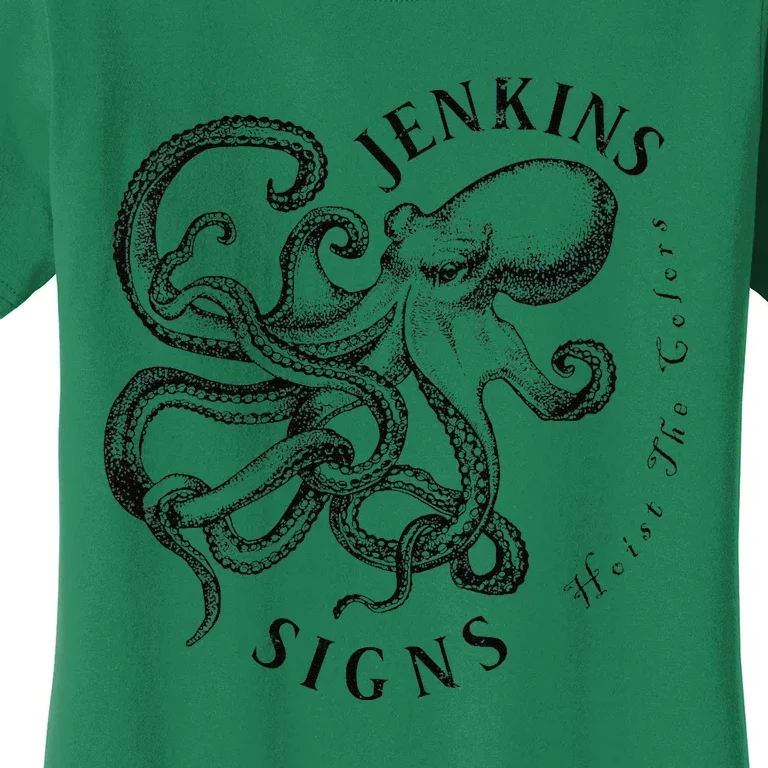 Jenkins Signs Octopus Premium Women's T-Shirt