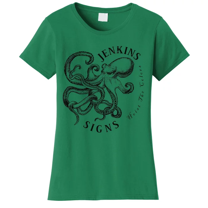 Jenkins Signs Octopus Premium Women's T-Shirt