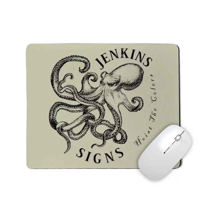 Jenkins Signs Octopus Premium Mousepad