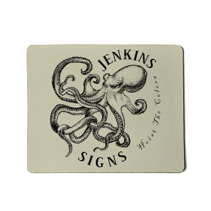 Jenkins Signs Octopus Premium Mousepad