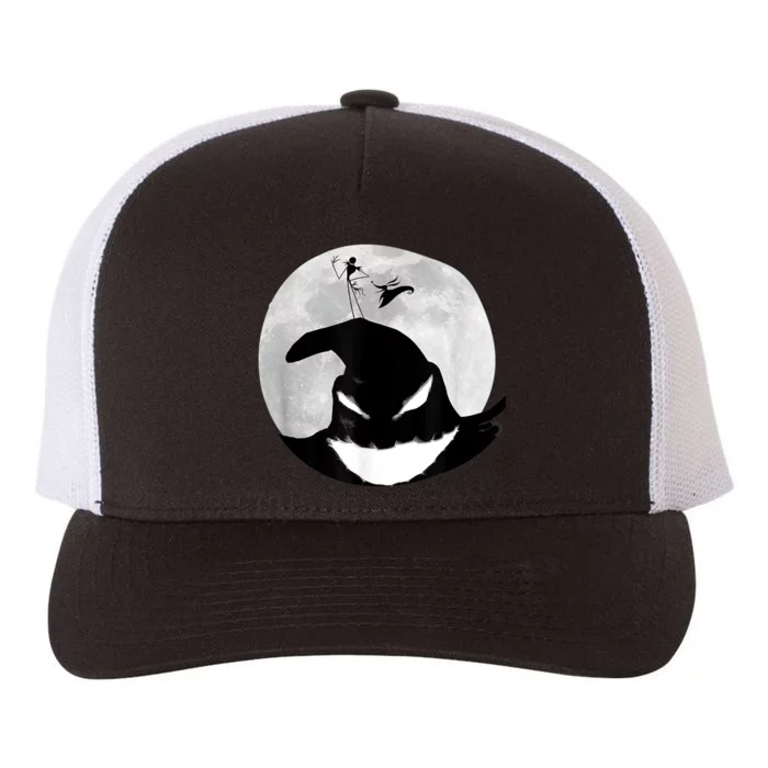 Jack Skellington Oogie Boogie Moon Yupoong Adult 5-Panel Trucker Hat