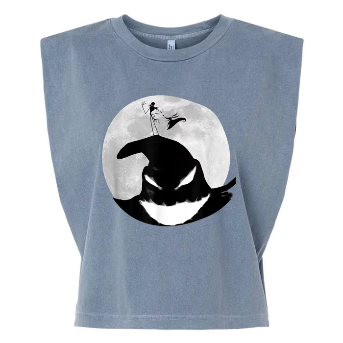 Jack Skellington Oogie Boogie Moon Garment-Dyed Women's Muscle Tee