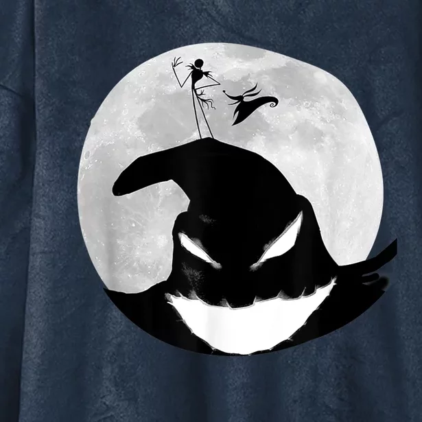 Jack Skellington Oogie Boogie Moon Hooded Wearable Blanket