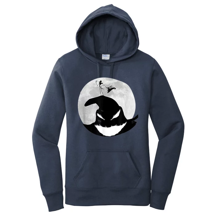 Jack Skellington Oogie Boogie Moon Women's Pullover Hoodie