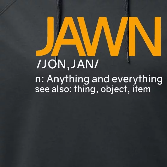 Jawn Slang Philadelphia Performance Fleece Hoodie