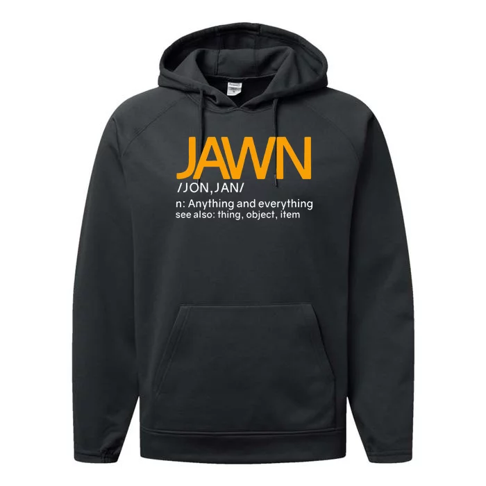 Jawn Slang Philadelphia Performance Fleece Hoodie