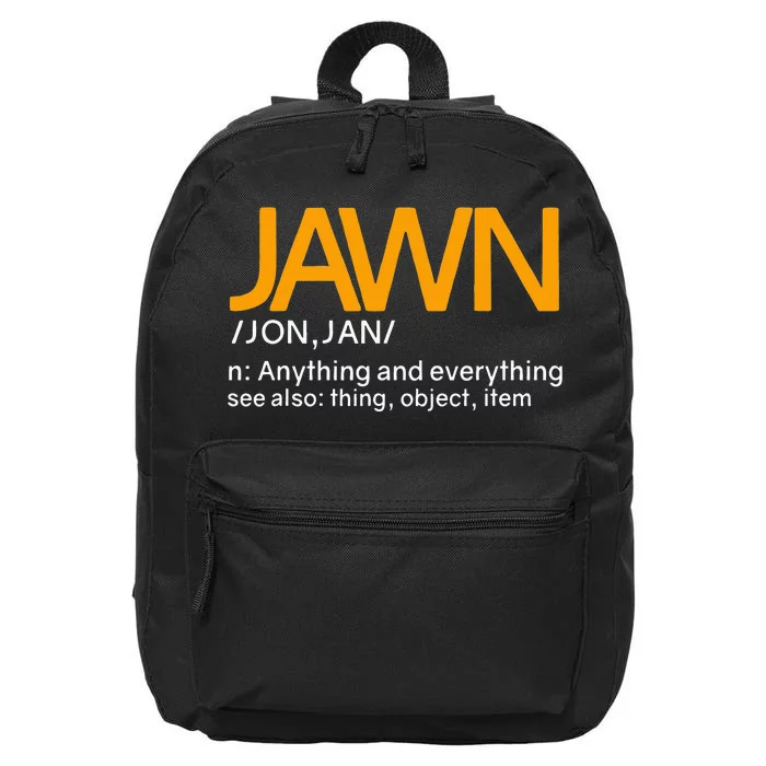 Jawn Slang Philadelphia 16 in Basic Backpack