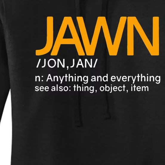 Jawn Slang Philadelphia Women's Pullover Hoodie