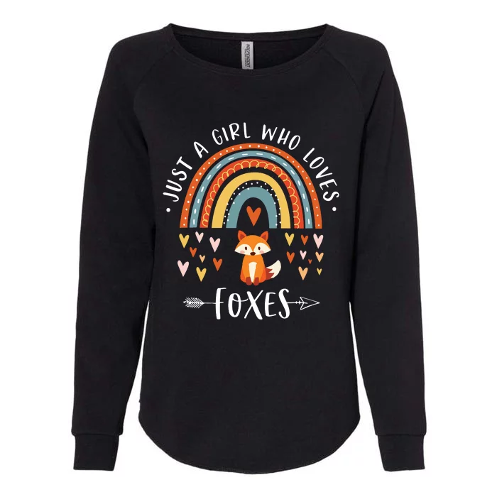 Japanese Style Painting Of The Fox, Tree And Sun Womens California Wash Sweatshirt