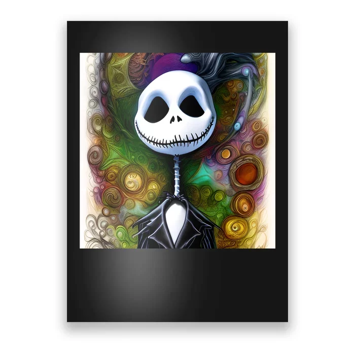 Jack Skellington Portrait Christmas Poster