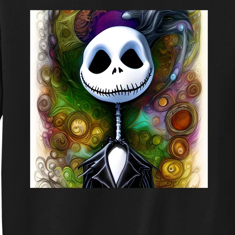 Jack Skellington Portrait Christmas Tall Sweatshirt