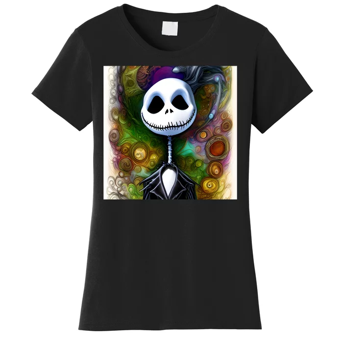 Jack Skellington Portrait Christmas Women's T-Shirt