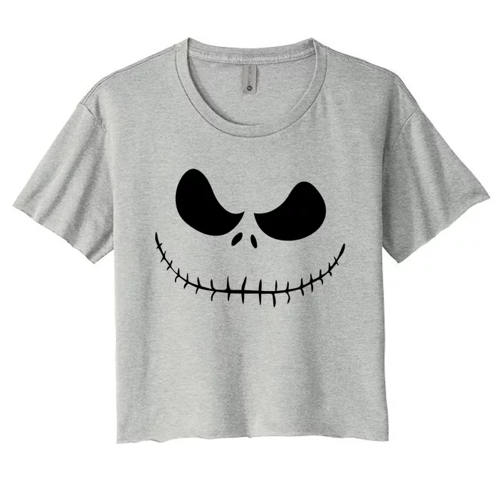 Jack Skellington Pumpkin Women's Crop Top Tee