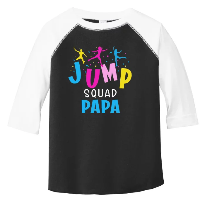 Jump Squad Papa Trampoline Party Matching Birthday Toddler Fine Jersey T-Shirt