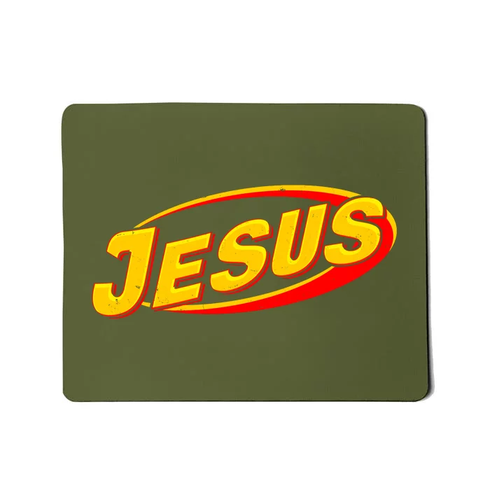 Jesus Sports Style Logo Mousepad