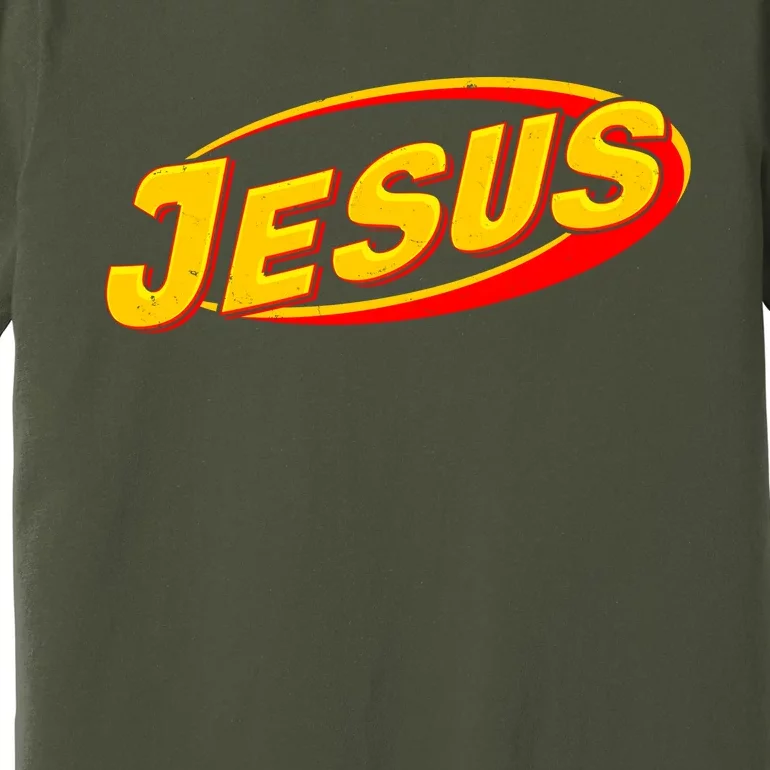 Jesus Sports Style Logo Premium T-Shirt