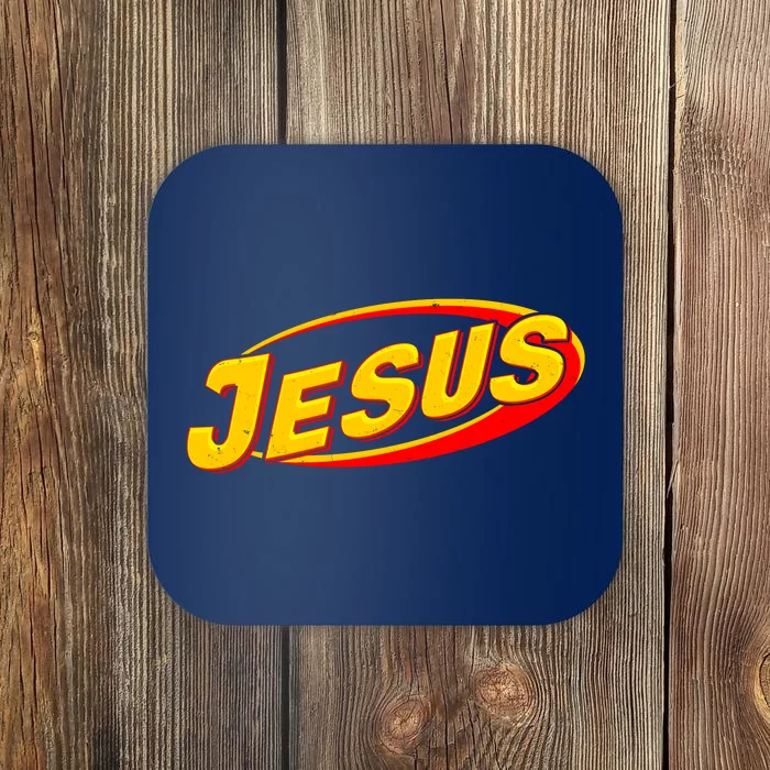 Jesus Sports Style Logo Coaster