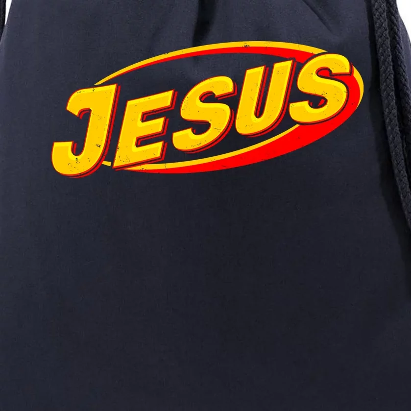 Jesus Sports Style Logo Drawstring Bag