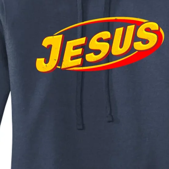 Jesus Sports Style Logo Women's Pullover Hoodie