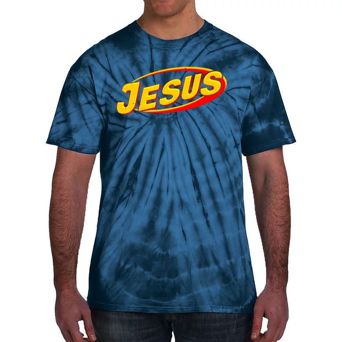 Jesus Sports Style Logo Tie-Dye T-Shirt