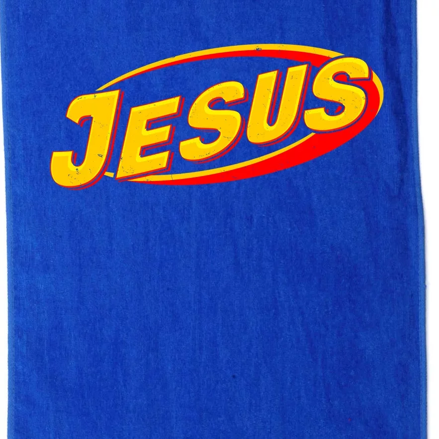 Jesus Sports Style Logo Platinum Collection Golf Towel