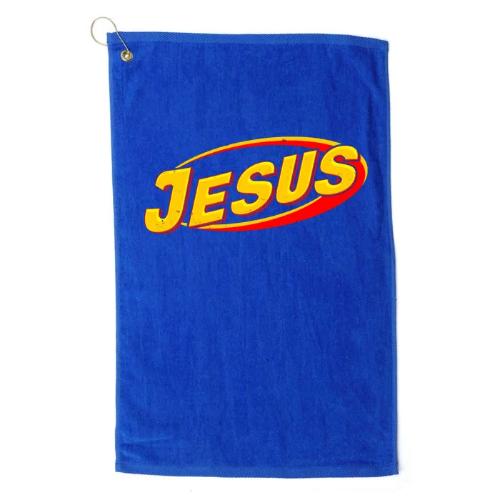 Jesus Sports Style Logo Platinum Collection Golf Towel