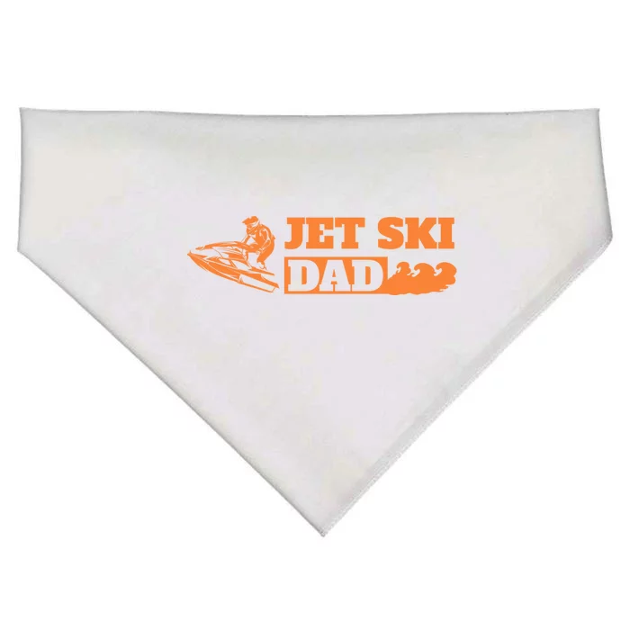 Jet Ski Skier Skiing Water Sports Father Gift Jet Ski Dad Great Gift USA-Made Doggie Bandana