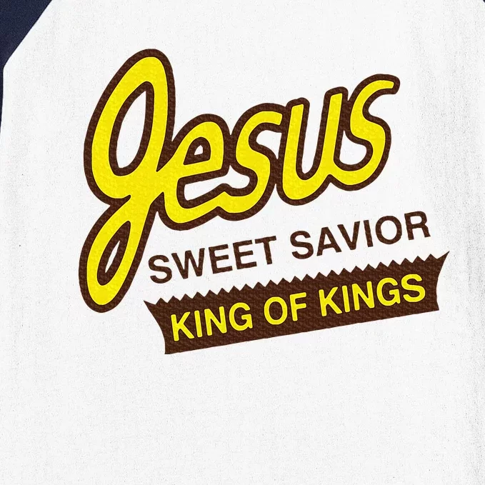 Jesus Sweet Savior King Of Kings Christian Faith Apparel Baseball Sleeve Shirt