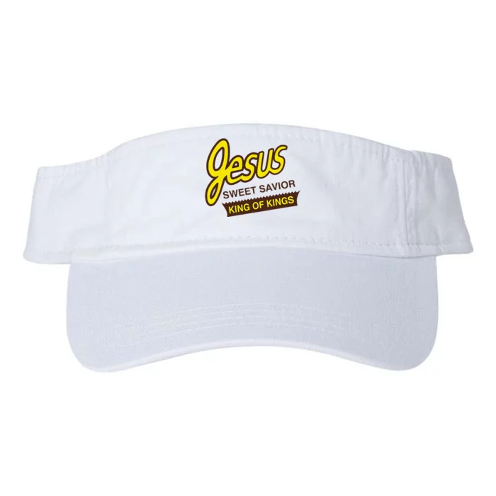 Jesus Sweet Savior King Of Kings Christian Faith Apparel Valucap Bio-Washed Visor