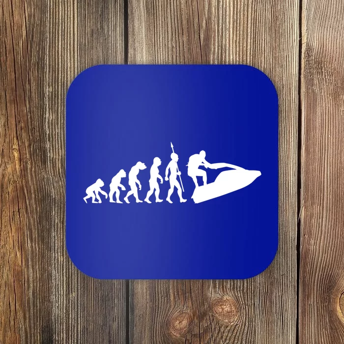 Jet Ski Skiing Water Sports Design Ocean Lake Sea Evolution Gift Coaster