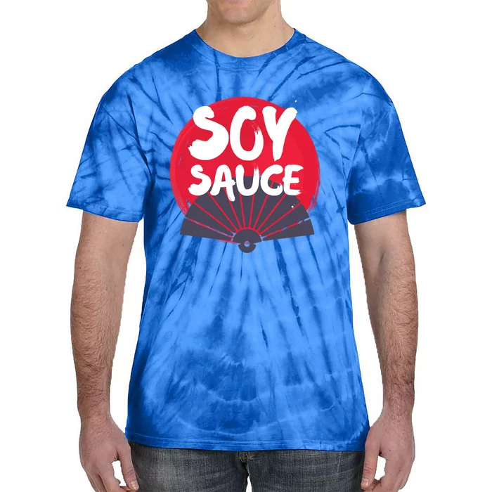 Japanese Soy Sauce Funny Gift For Sushi Lovers Tie-Dye T-Shirt