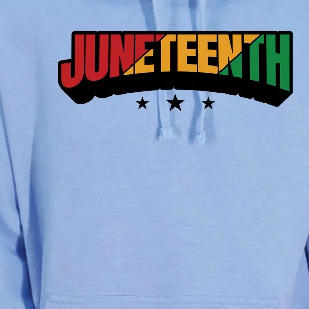 Juneteenth Sign Trendy Unisex Surf Hoodie