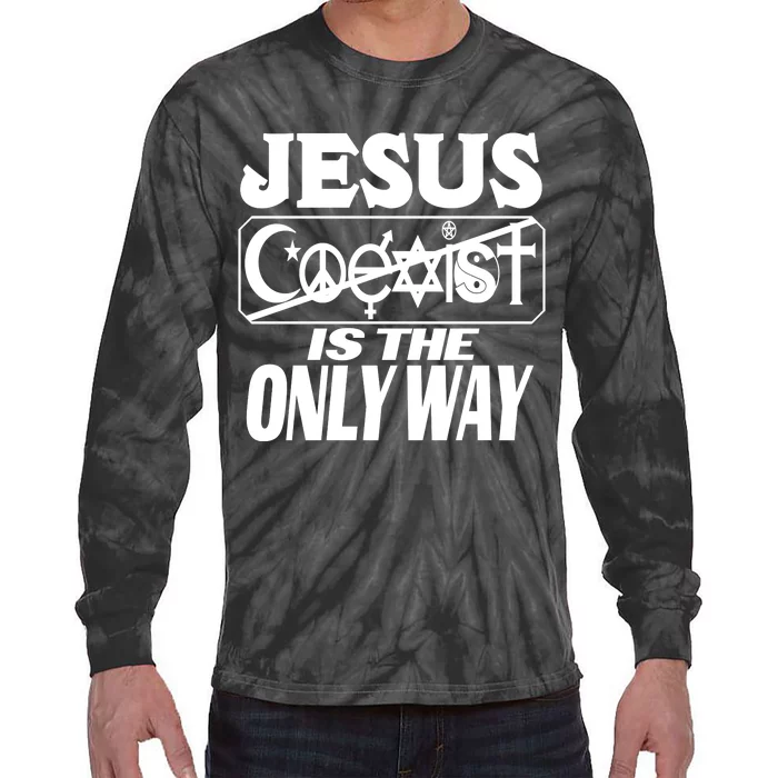 Jesus Saves The Easter's Day Gift Love Jesus Christ Tie-Dye Long Sleeve Shirt