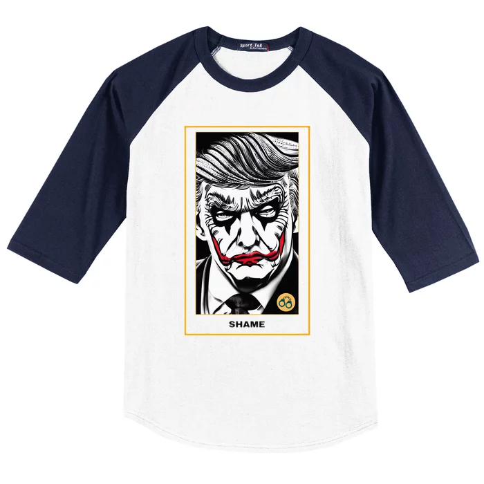 Joker Shame The Politician Essential . Baseball Sleeve Shirt