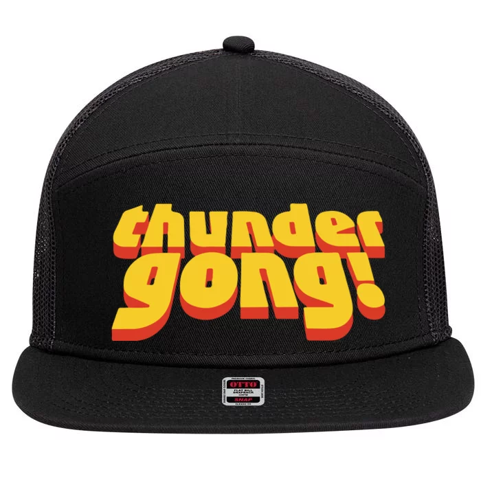 Jason Sudeikis Thunder Gong 7 Panel Mesh Trucker Snapback Hat