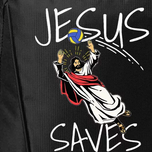 Jesus Saves Volleyball Gift Volleyball Team City Backpack